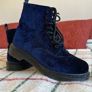 Dr Martens 1460 Brocade Velvet Boots size US 9.  Brand new without box.